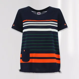 【ILEY 伊蕾】撞色鍊條提織針織上衣(黑色；M-2L；1234405003) 歷史價格詳細信息