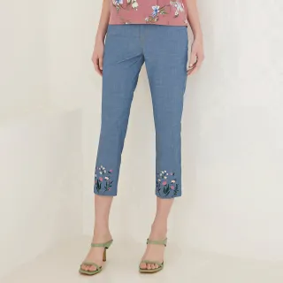 【ILEY 伊蕾】牛仔印花假兩件式短版上衣(藍色；M-XL；1232071228) 歷史價格詳細信息