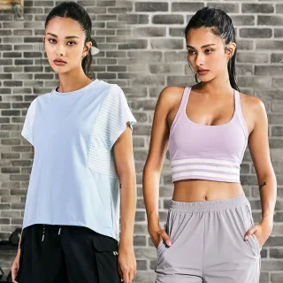 【YUANDONGLI 元動力】-O 時尚透膚網紗削肩雙交叉美背BRA TOP(兩色；S-L；4233283801) 歷史價格詳細信息