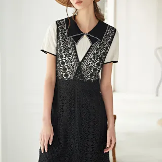 【ILEY 伊蕾】縷空刺繡純棉蛋糕長裙(卡其色；M-XL；1221022211) 歷史價格詳細信息