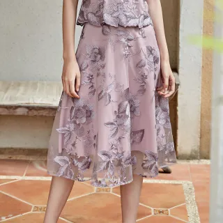 【ILEY 伊蕾】貴氣淑女造型領拼接雪紡絲巾印花上衣1213081024(粉) 歷史價格詳細信息