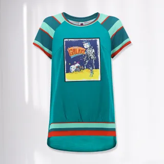 【ILEY 伊蕾】拼接條紋牛仔連帽上衣(藍；M-2L；1243018117) 歷史價格詳細信息