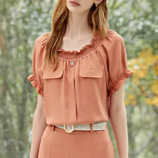 【ILEY 伊蕾】甜美迷人膠印貝殼純棉上衣(白色；M-XL；1232071218) 歷史價格詳細信息