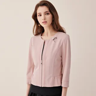 【ILEY 伊蕾】葉片水彩燒花細壓摺領口雪紡上衣1213281405(深藍) 歷史價格詳細信息