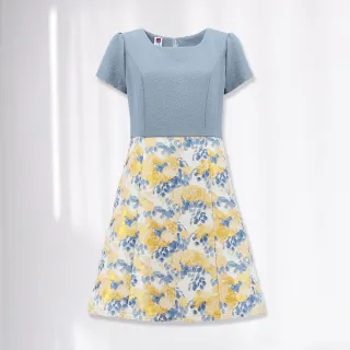 【ILEY 伊蕾】貴氣淑女造型領拼接雪紡絲巾印花上衣1213081024(粉) 歷史價格詳細信息