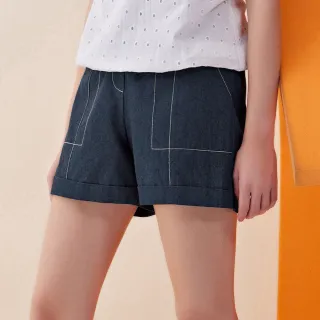 【ILEY 伊蕾】牛仔印花假兩件式短版上衣(藍色；M-XL；1232071228) 歷史價格詳細信息