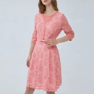 【ILEY 伊蕾】貴氣淑女造型領拼接雪紡絲巾印花上衣1213081024(粉) 歷史價格詳細信息