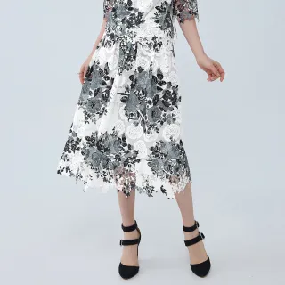 【ILEY 伊蕾】高訂時髦縷空刺繡蕾絲長裙(白色；M-L；1233022206) 價格比較,價格查詢,歷史價格詳細信息