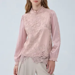 【ILEY 伊蕾】華麗貴氣蕾絲領造型絨毛針織斗篷1214064845(藍/粉) 歷史價格詳細信息