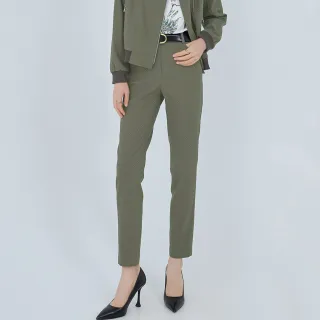 【ILEY 伊蕾】菱格織紋縲縈窄管長褲(深綠色；M-XL；1233026311) 價格比較,價格查詢,歷史價格詳細信息