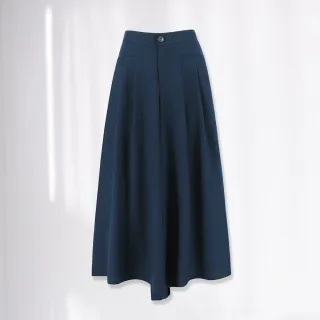 【ILEY 伊蕾】簡約都會單釦後腰鬆緊羊毛直筒長褲(黑色；M-2L；1223016318) 歷史價格詳細信息