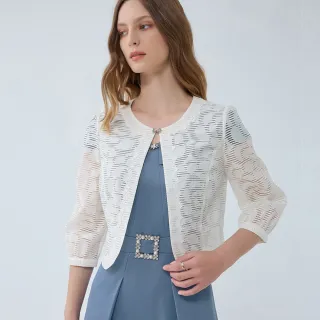 【ILEY 伊蕾】高訂時髦縷空刺繡蕾絲長裙(白色；M-L；1233022206) 歷史價格詳細信息