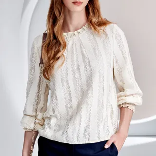 【ILEY 伊蕾】線條感撞色針織上衣(深藍色；M-2L；1234241602) 歷史價格詳細信息