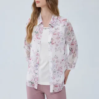 【ILEY 伊蕾】花卉星點抽鬚八分牛仔小直筒褲(白色；M-XL；1233338615) 歷史價格詳細信息