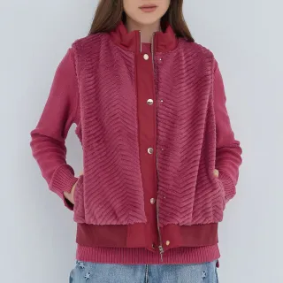 【ILEY 伊蕾】桃色星星提織混羊毛針織長版上衣(桃色；M-XL；1234485103) 歷史價格詳細信息