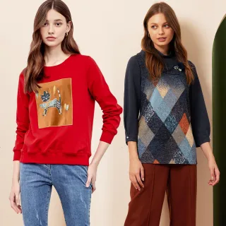 【ILEY 伊蕾】柔美花兒印花條紋蕾絲造型上衣1213071879(粉) 歷史價格詳細信息