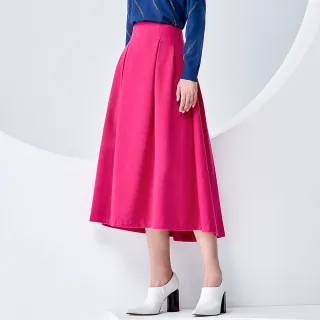 【ILEY 伊蕾】經典甜美格紋抓褶假兩件棉麻洋裝(淺紅色；M-XL；1222087274) 歷史價格詳細信息