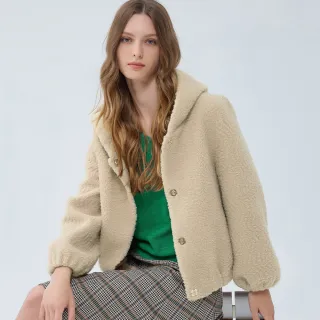 【ILEY 伊蕾】波浪領縲縈針織上衣(黑色；M-2L；1241455002) 歷史價格詳細信息