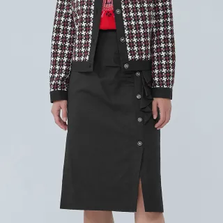 【ILEY 伊蕾】開衩拼接蕾絲微彈喇叭牛仔褲(淺藍色；M-XL；1242268608) 歷史價格詳細信息