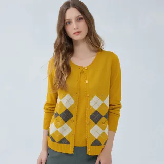 【ILEY 伊蕾】菱格織紋縲縈窄管長褲(深綠色；M-XL；1233026311) 歷史價格詳細信息