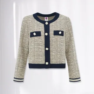 【ILEY 伊蕾】奢華感縫鑽裝飾造型領片(黑/白) 歷史價格詳細信息