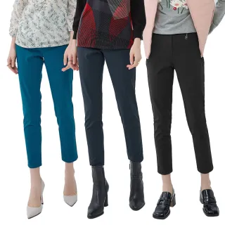 【ILEY 伊蕾】修身經典斜紋布直筒褲(深咖色；M-2L；1233026528) 歷史價格詳細信息