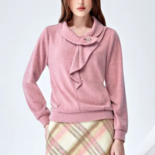 【ILEY 伊蕾】優雅荷葉綁帶手繪風玫瑰印花雪紡上衣(淺綠色；M-2L；1232181423) 歷史價格詳細信息