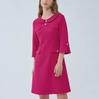 【ILEY 伊蕾】名媛金蔥坑條針織V領上衣(杏色；M-XL；1233515003) 歷史價格詳細信息