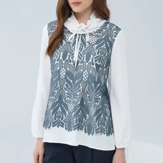 【ILEY 伊蕾】高雅立領透膚網紗蕾絲不規則下擺洋裝(黑色；M-XL；1223017149) 歷史價格詳細信息