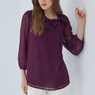 【ILEY 伊蕾】蝴蝶花圈刺繡造型棉質針織上衣(兩色；M-2L；1231455004) 歷史價格詳細信息