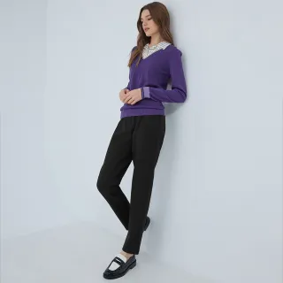 【ILEY 伊蕾】彈力壓摺荷葉造型雪紡上衣(深藍；L-3L；1243181119) 歷史價格詳細信息