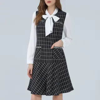 【ILEY 伊蕾】小蝴蝶結混羊毛波浪滾邊針織上衣(兩色；M-XL；1234455010) 歷史價格詳細信息