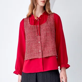 【ILEY 伊蕾】小香貼布燙金質感印花高含棉上衣(黃色；M-XL；1223071224) 歷史價格詳細信息