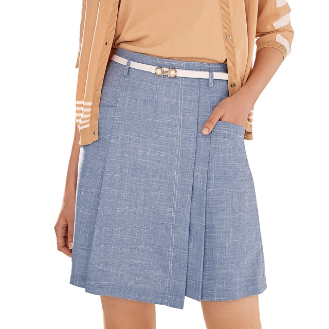 【ILEY 伊蕾】輕毛呢抽鬚小香小外套(藍色；M-XL；1241014007) 歷史價格詳細信息