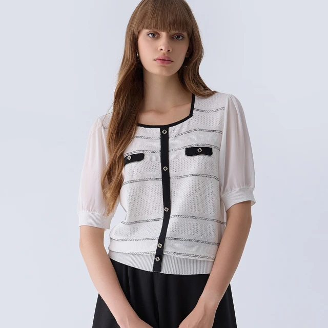 【ILEY 伊蕾】小香織紋繡線拼接高含棉牛仔外套1213018454(藍) 歷史價格詳細信息