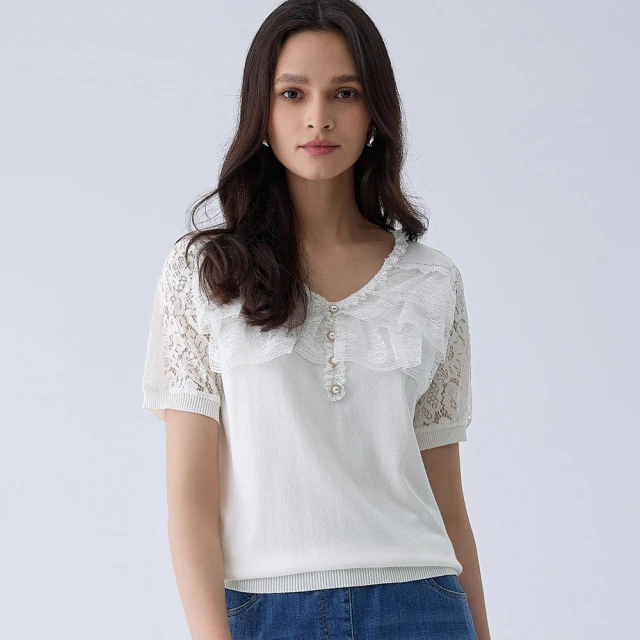 【ILEY 伊蕾】縲縈針織兩面穿V領上衣(淺紫色；M-2L；1241345002) 歷史價格詳細信息