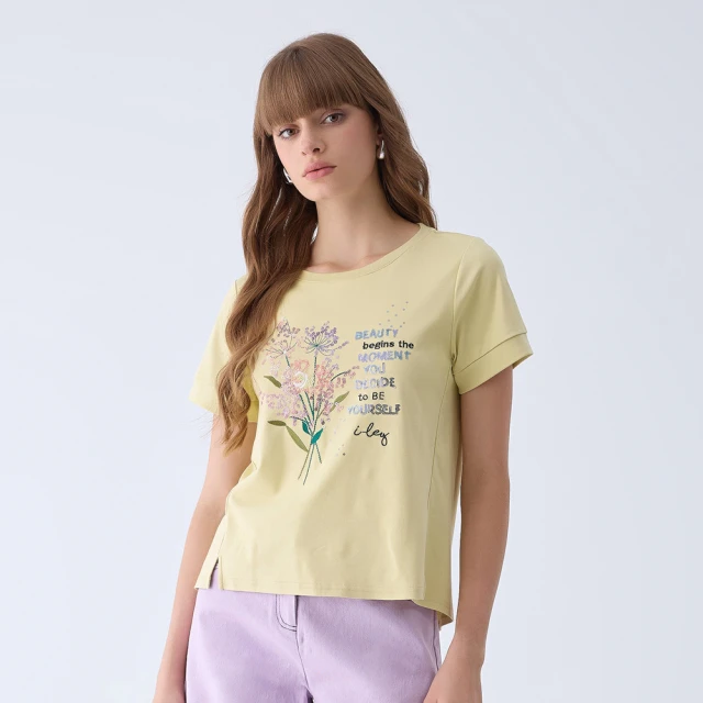 【ILEY 伊蕾】刺繡圖輕牛仔抽鬚反摺直筒褲(藍色；M-2L；1242338619) 歷史價格詳細信息