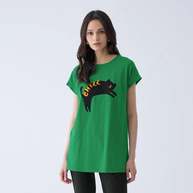 【ILEY 伊蕾】貓咪條紋曲線緹花抽繩綁結針織上衣1214281608(深藍) 歷史價格詳細信息