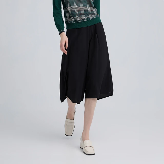 【ILEY 伊蕾】休閒百搭造型寬褲(黑；M-2L；1243026713) 價格比較,價格查詢,歷史價格詳細信息