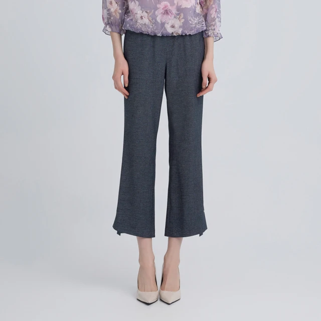 【ILEY 伊蕾】縲縈造型拼接錐形褲(鐵灰；M-2L；1244016633) 歷史價格詳細信息