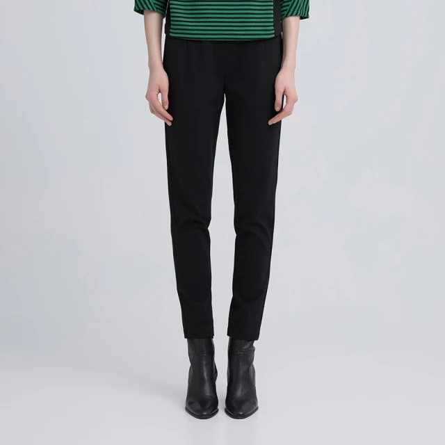 【ILEY 伊蕾】都市通勤微彈縲縈九分直筒褲(黑；M-2L；1244016418) 價格比較,價格查詢,歷史價格詳細信息