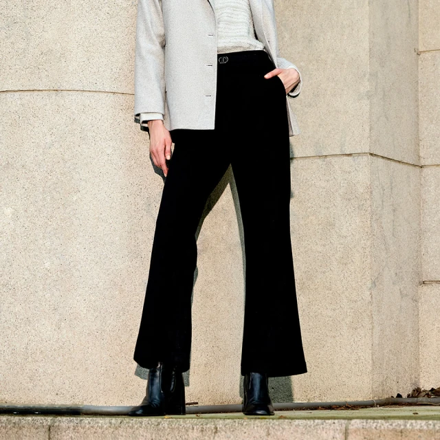 【ILEY 伊蕾】暖心直筒羊毛長褲(黑；M-2L；1244316514) 價格比較,價格查詢,歷史價格詳細信息