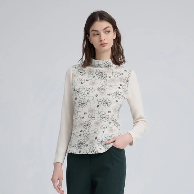 【ILEY 伊蕾】花卉星點抽鬚八分牛仔小直筒褲(白色；M-XL；1233338615) 歷史價格詳細信息