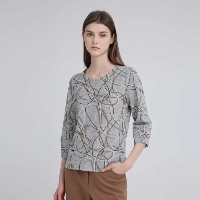 【ILEY 伊蕾】藝術彩漾飾品純棉上衣(白色；M-XL；1233501203) 歷史價格詳細信息