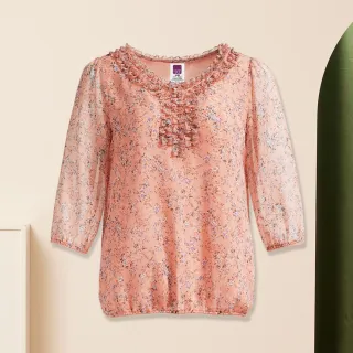 【ILEY 伊蕾】小蝴蝶結混羊毛波浪滾邊針織上衣(兩色；M-XL；1234455010) 歷史價格詳細信息