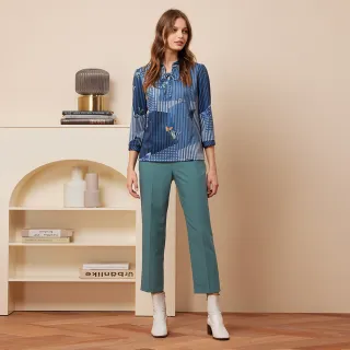 【ILEY 伊蕾】雙排釦造型縲縈毛呢側拉鍊短褲(綠色；M-XL；1224026007) 歷史價格詳細信息