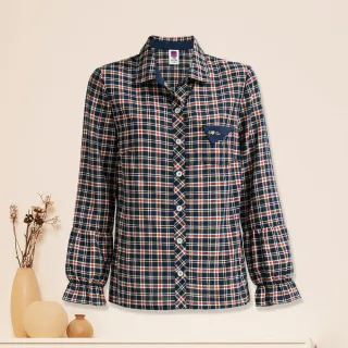 【ILEY 伊蕾】經典絲巾花拼接假兩件上衣(卡其；L-3L；1244071617) 歷史價格詳細信息