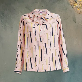 【ILEY 伊蕾】藝術彩漾飾品純棉上衣(白色；M-XL；1233501203) 歷史價格詳細信息