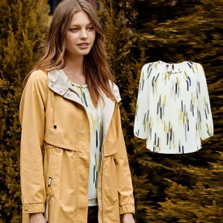 【ILEY 伊蕾】線條感撞色針織上衣(深藍色；M-2L；1234241602) 歷史價格詳細信息