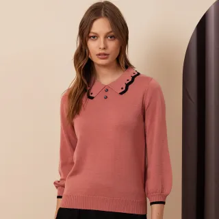 【ILEY 伊蕾】俏麗星星縫珠造型縲縈針織上衣(綠色；M-XL；1231455006) 歷史價格詳細信息